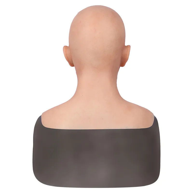 Человек Уход за кожей лица жуткая Реалистичная силиконовая маска с имитацией