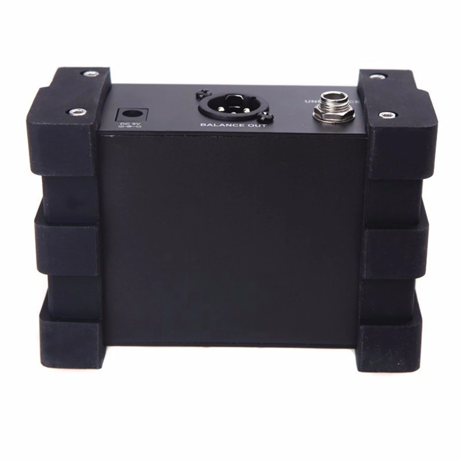 

Professional Guitar Direct Phantom Power Box Compact Instrument Direct Box Para Out DC9V for Recording Streaming Podcasting