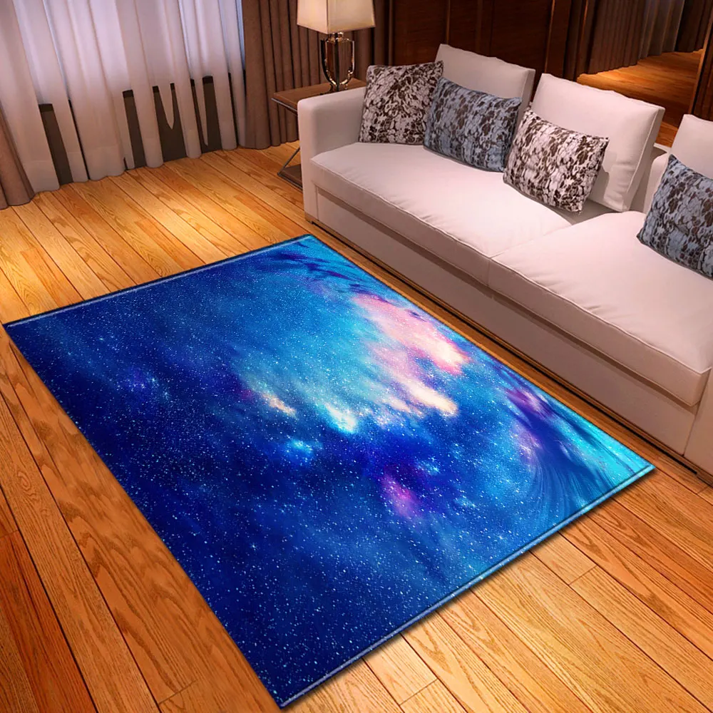 Модные 3D космические коврики Вселенная Галактика детские игровые прикроватные