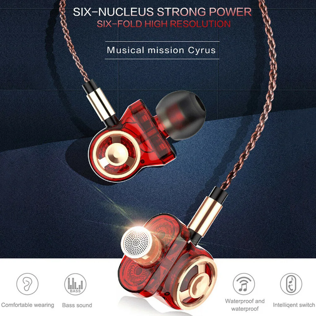

QKZ In Ear Earphone Dynamic Driver Unit Headsets Stereo Sports With Microphone HIFI Subwoofer Earphones Earbuds