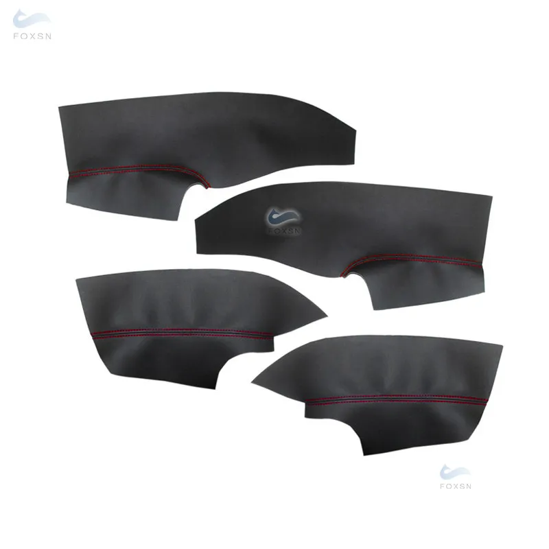 Для Ford Focus 2014 2015 2016 2017 2018 микрофибра кожа внутренняя ручка двери подлокотник