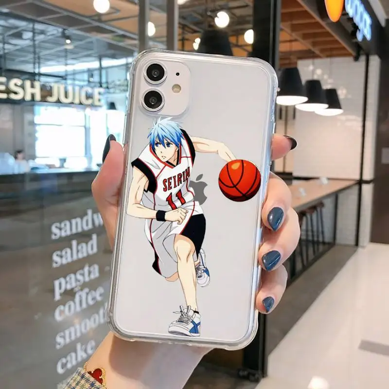 

Kuroko No Basket Phone Case Transparent for iPhone 11 12 mini pro XS MAX 8 7 6 6S Plus X 5S SE 2020 XR