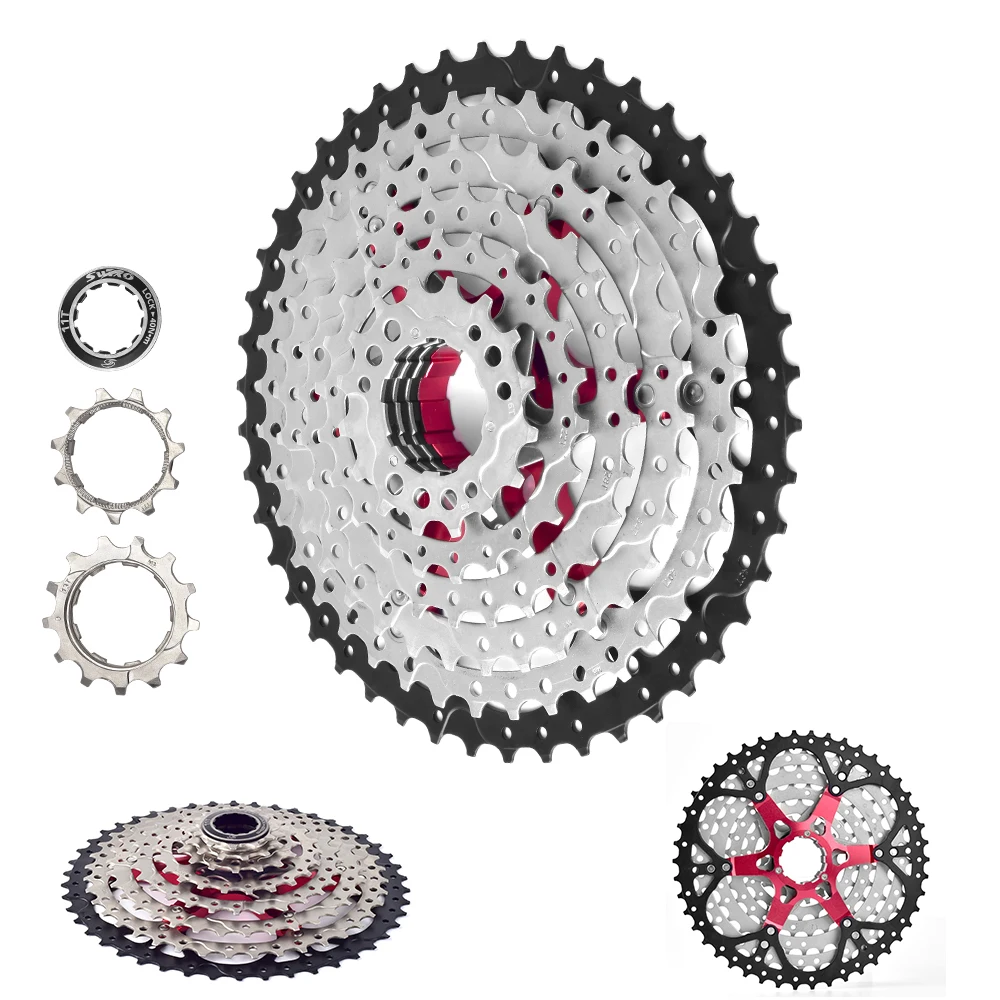 Кассета SWTXO MTB 8 скоростей 11-32T 11-34T 11-36T 11-40T 11-42T 11-46T s 8v K7 для горного велосипеда Shimano