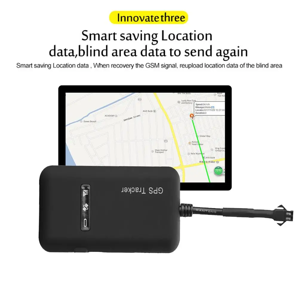 

GT02A Car GPS Tracker Real Time Vehicle GSM GPRS Monitor mini Locator device Anti-Lost Tracking Device Locator