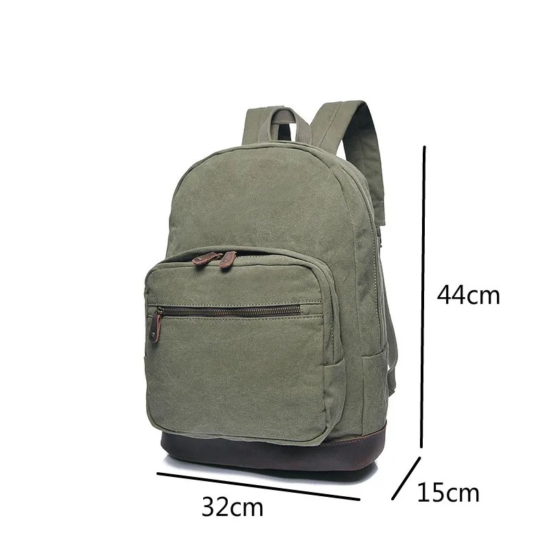 

YourSeason 2021 Retro Solid Men Canvas Shoulder Strap Laptop Backpack Arcuate Male Large Capacity Casual Travel Bags