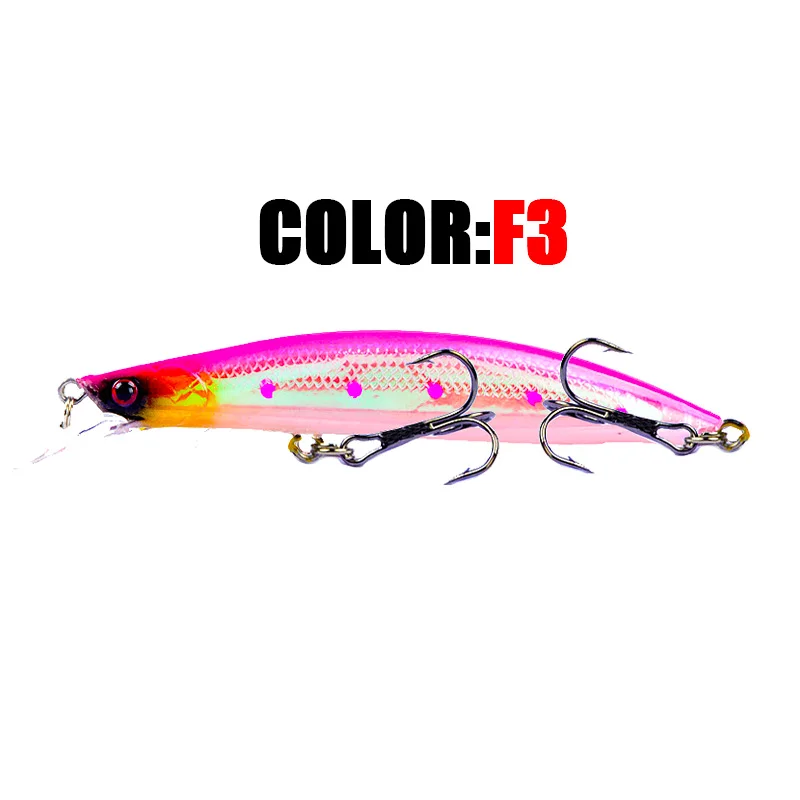 1 шт. тонущий гольян жесткая рыболовная приманка гремучая Воблер для щуки