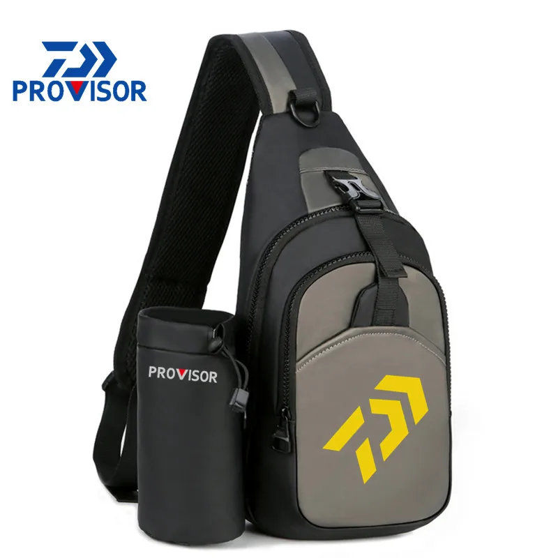 

Daiwa Man Multi-Function Daiwa Fishing Bags Fish Reel Bag Outdoors Storage Package Leisure High-Capacity Sports Fishing Lure Bag