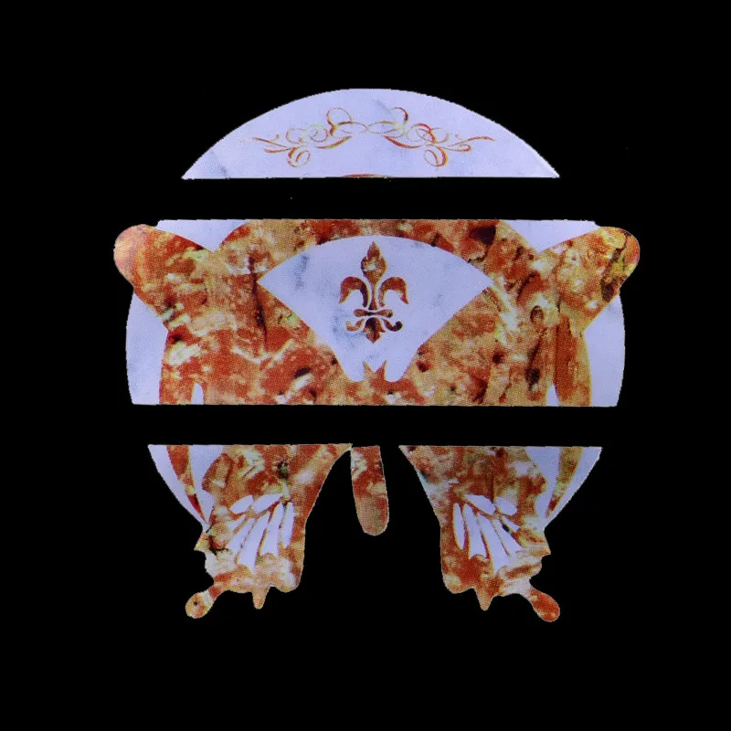 Наклейки с инкрустацией для гитары имитация абалона бабочки акустические гриф