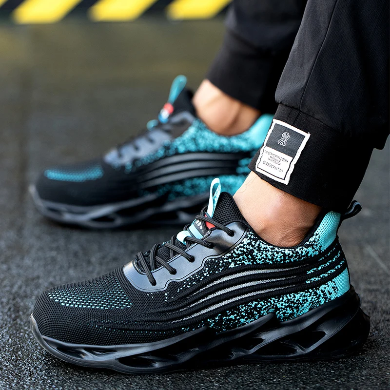 

Work Boots Safety Steel Toe Shoes Men Safety Shoes Work Sneakers Indestructible Work Shoes For Men Steel Toe Cap Work Male Shoes