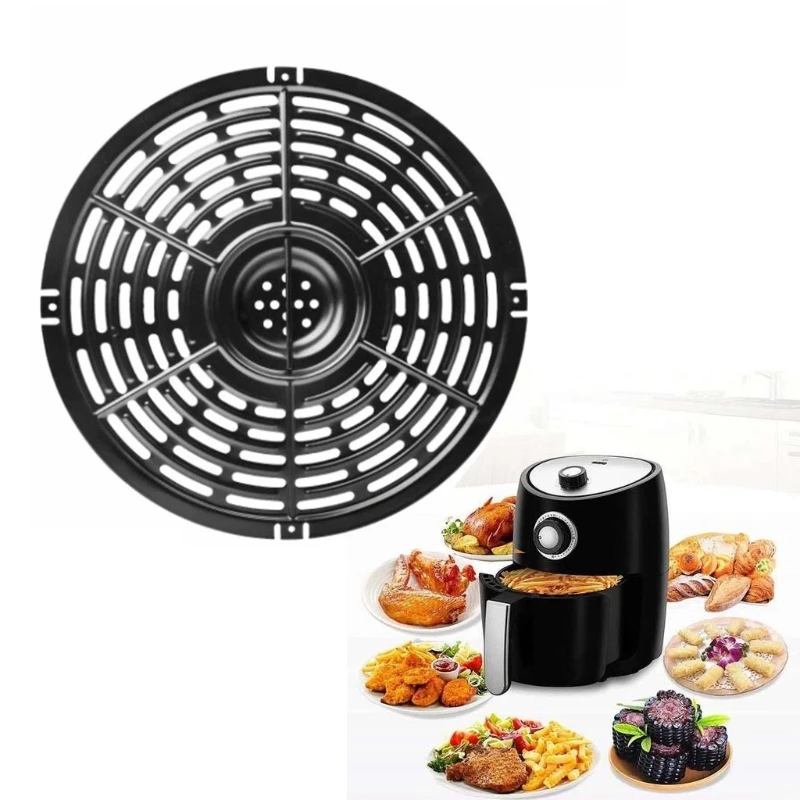 

Air Fryer Steaming Crisper Plate Non-Stick Fry Grill Pan Replacement Steamer Rack Dishwasher Safe Air Fryer Accessories X37C