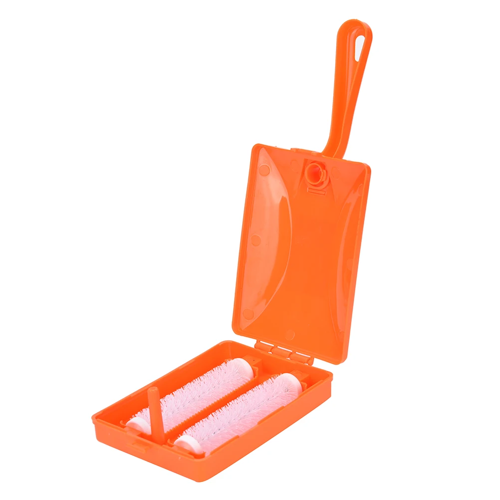 2 Brushes Heads Handheld Carpet Table Sweeper Crumb Brush Cleaner Roller Tool For Home Cleaning 1PCS Random | Дом и сад
