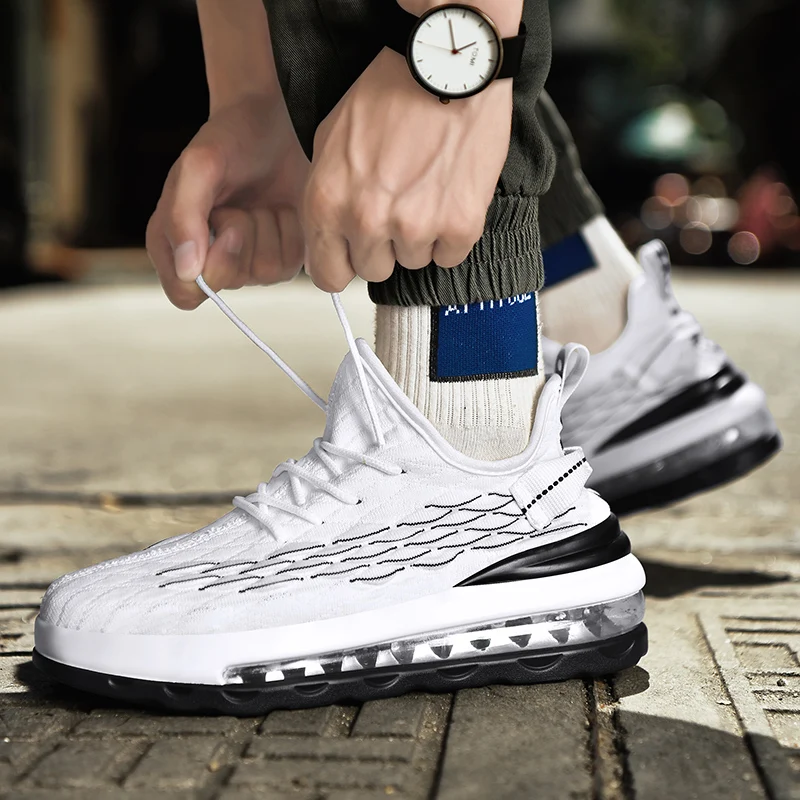 Кроссовки спортивные кроссовки Мужская обувь белого цвета оригинальные