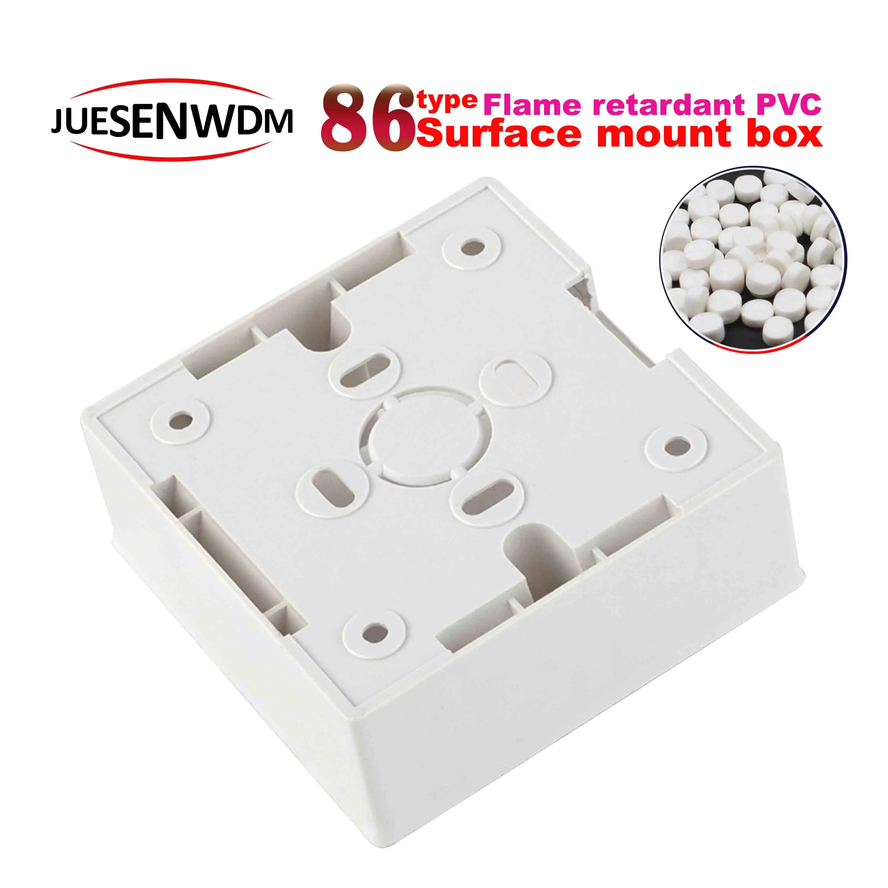 Монтажная коробка для электроники типа 86*86*35 мм|Боксы| |