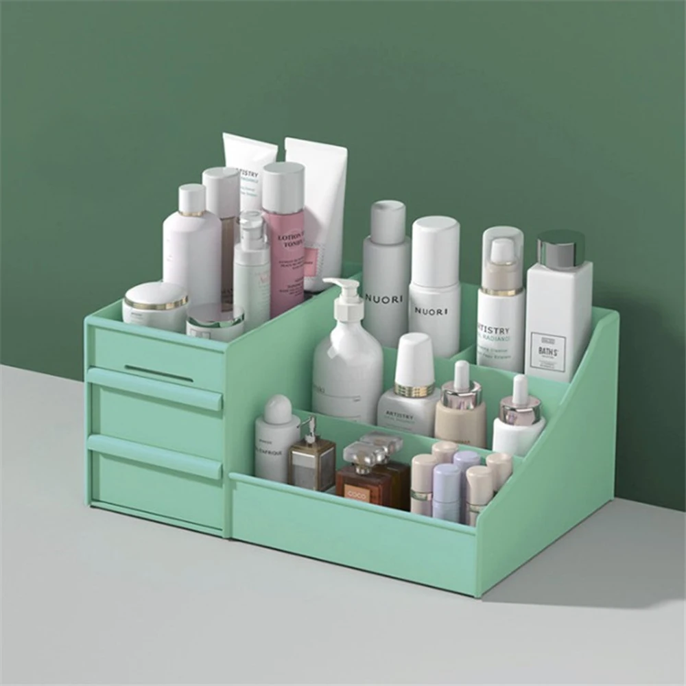 

Make Up Case Jewelry Container Box Makeup Organizer Drawers Plastic Cosmetic Storage Box Makeup Brush Holder Organizers 1 Pc