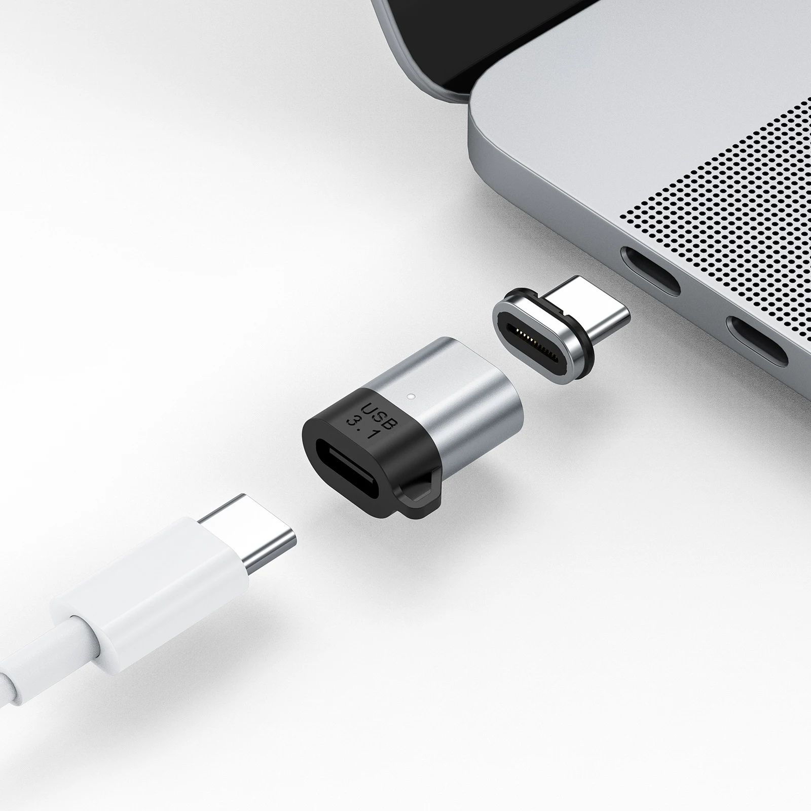 

Магнитный переходник для кабеля PD100W мобильный телефон, кабель-адаптер Micro USB, магнитные наконечники, магнитный штекер для зарядного устройс...