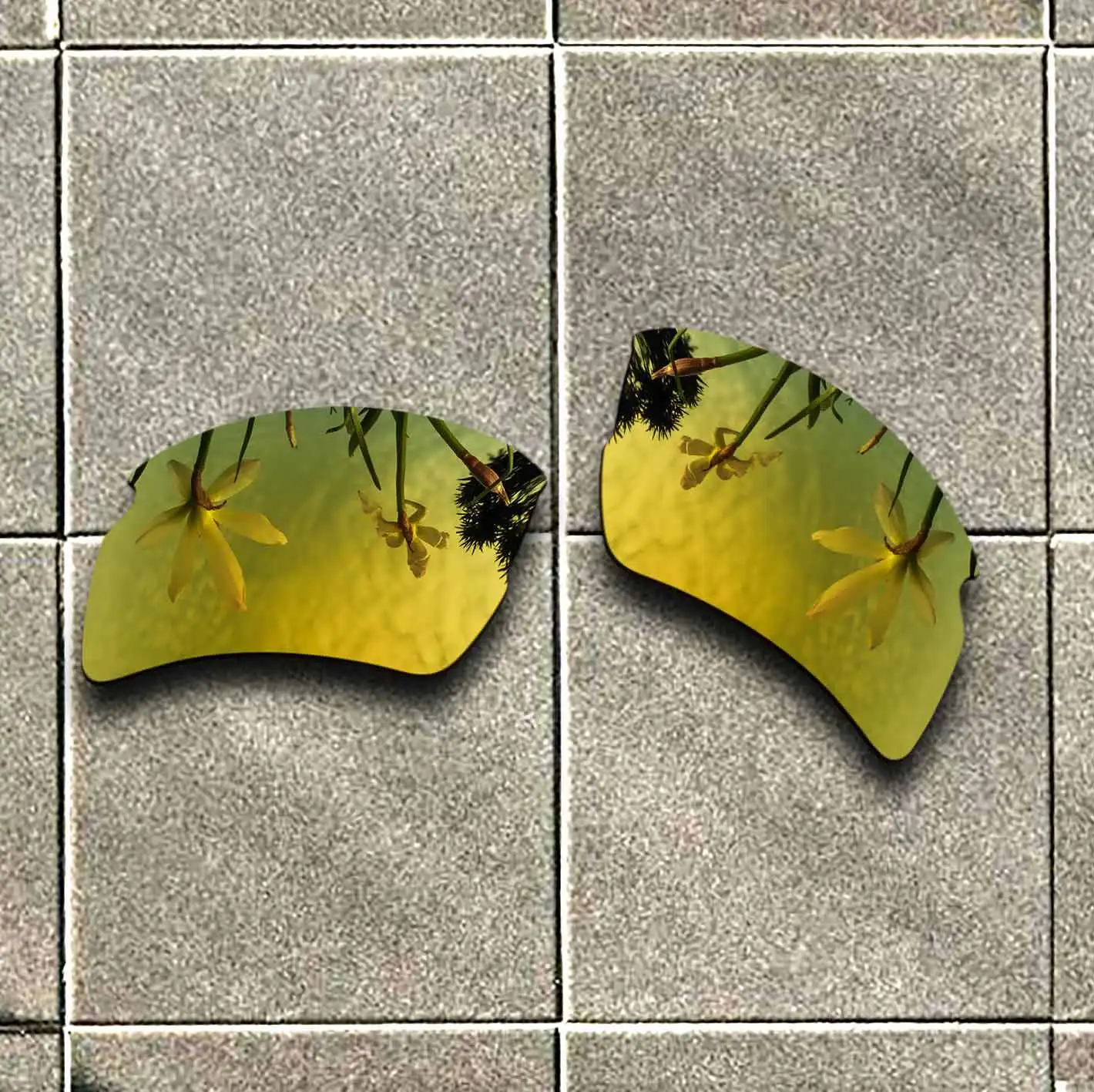 24K золотые поляризованные солнцезащитные очки сменные линзы Oakley Flak 2 0 XL оправа 100%