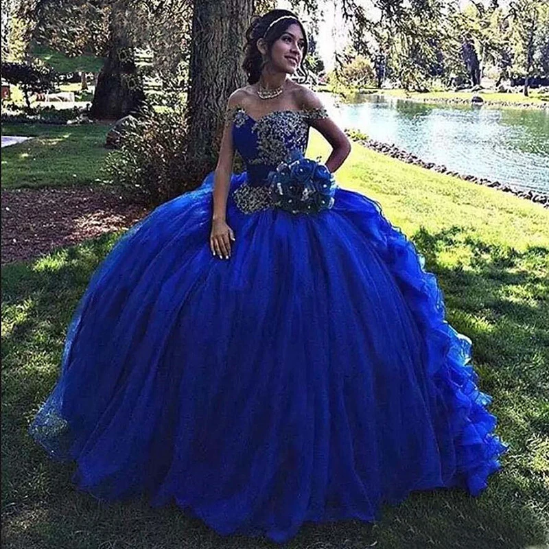Королевский синий органза платья для выпускного Роскошные хрустальные бусины с