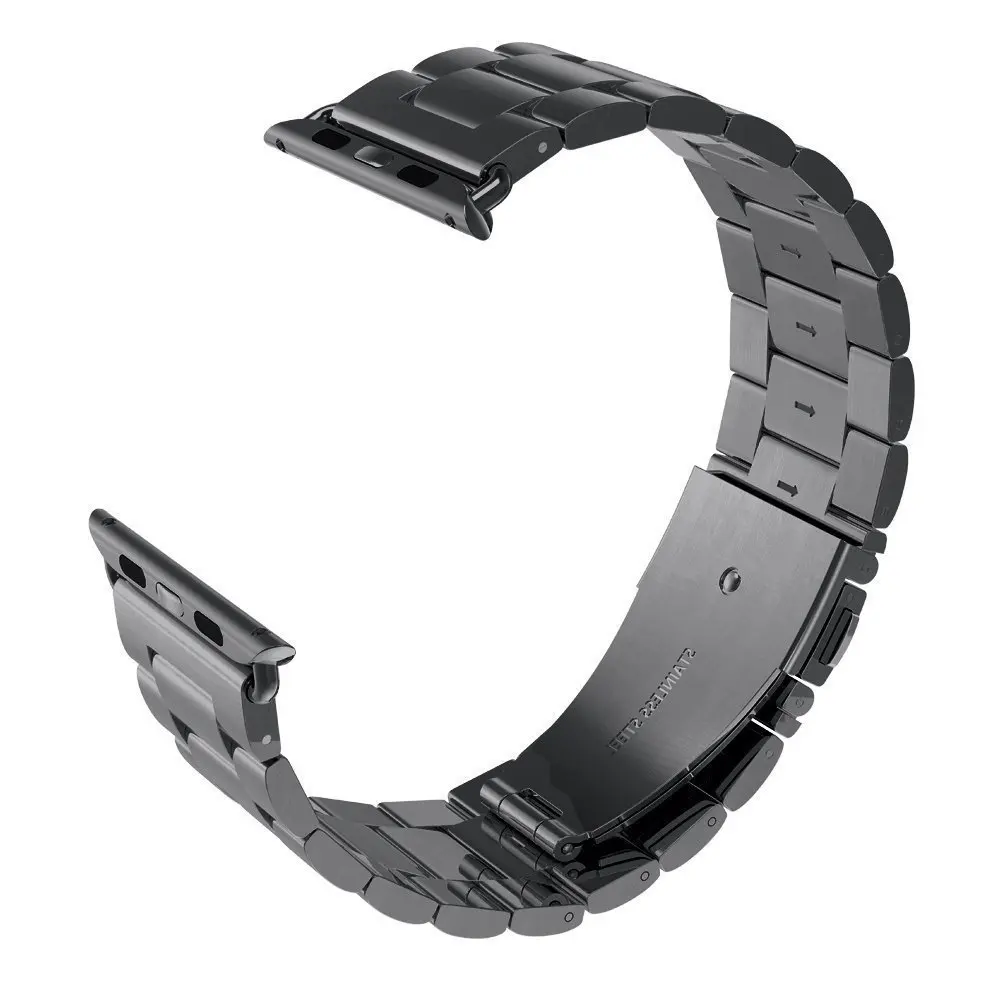 Металлический ремешок с пряжкой из нержавеющей стали для iwatch серии 4 3 2 1 Apple Watch band