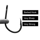 50 шт. крючки широкий дилдо крючки матовый черный колючий карп рыболовные крючки для ловли карпа иглы острый кривой Карп рыболовные Крючки Аксессуары для ванной комнаты