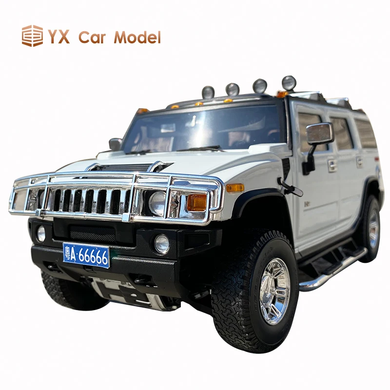 Литый под давлением автомобиль 1: 18 модель автомобиля Hummer H2 модифицированная