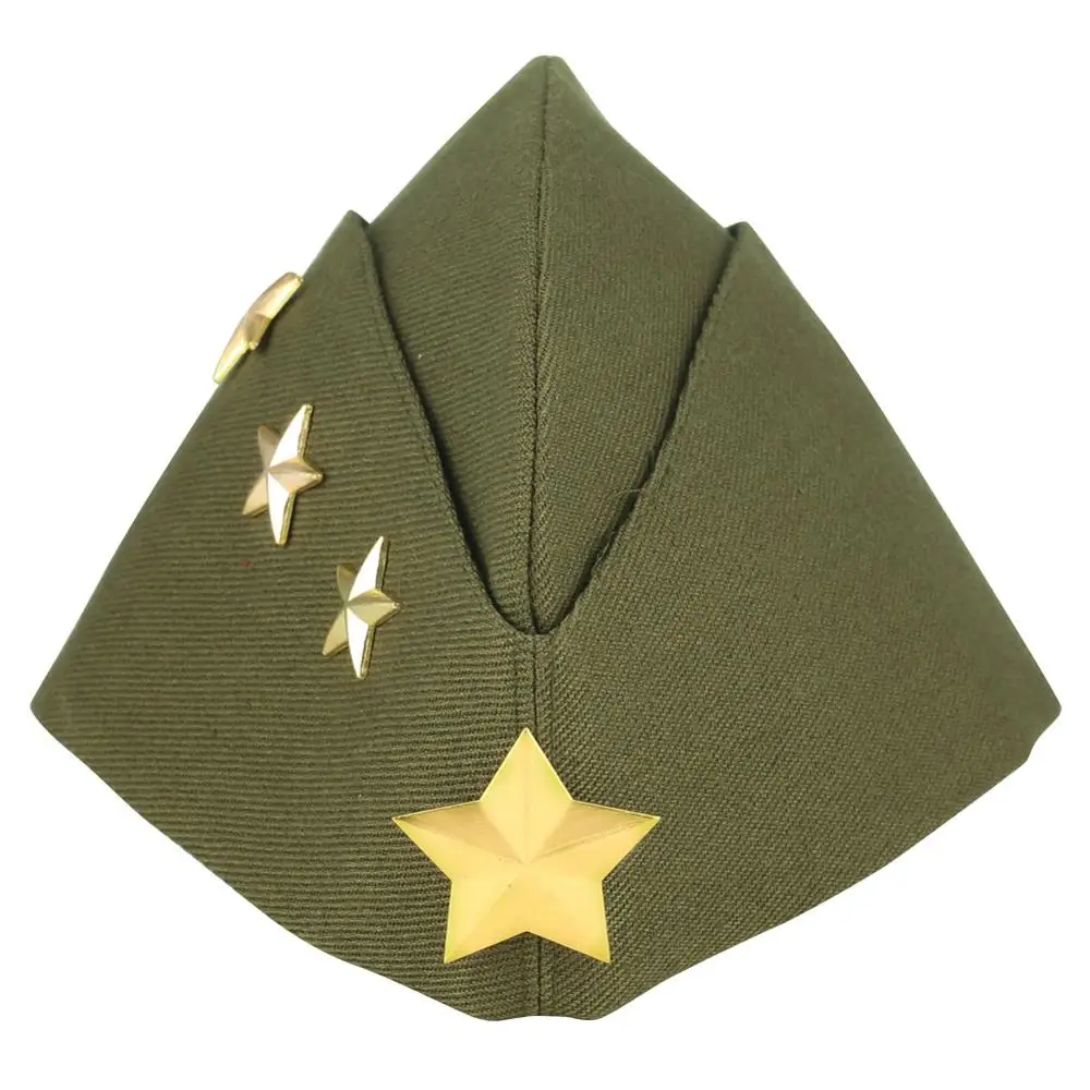 Русская Garrison cap s женские золотые пятиконечные Звездные береты Военная Кепка