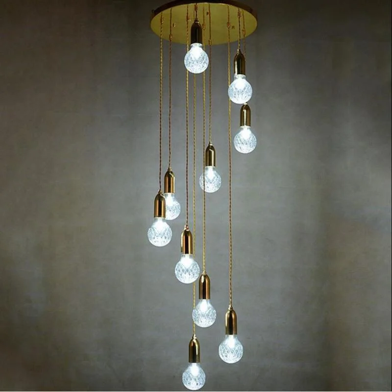 Современный минималистичный винтажный подвесной светильник в виде винной