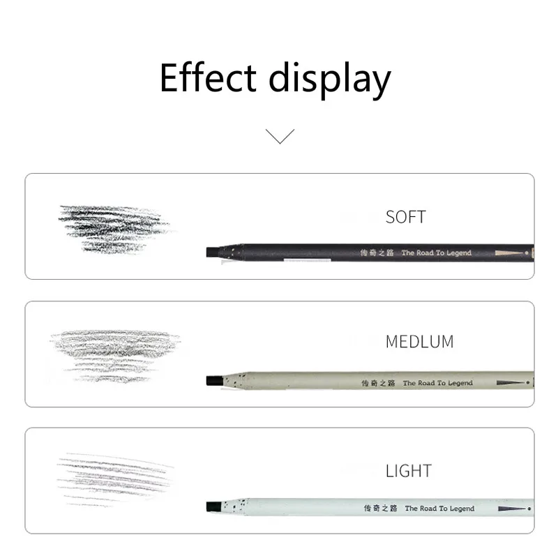 Карандаш с древесным углем для набросков измельченная бумага вытягивания
