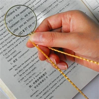 zinc alloy necklace 5x reading newspaper hanging magnifying glass a good gift for the elderly reading magnifying glass