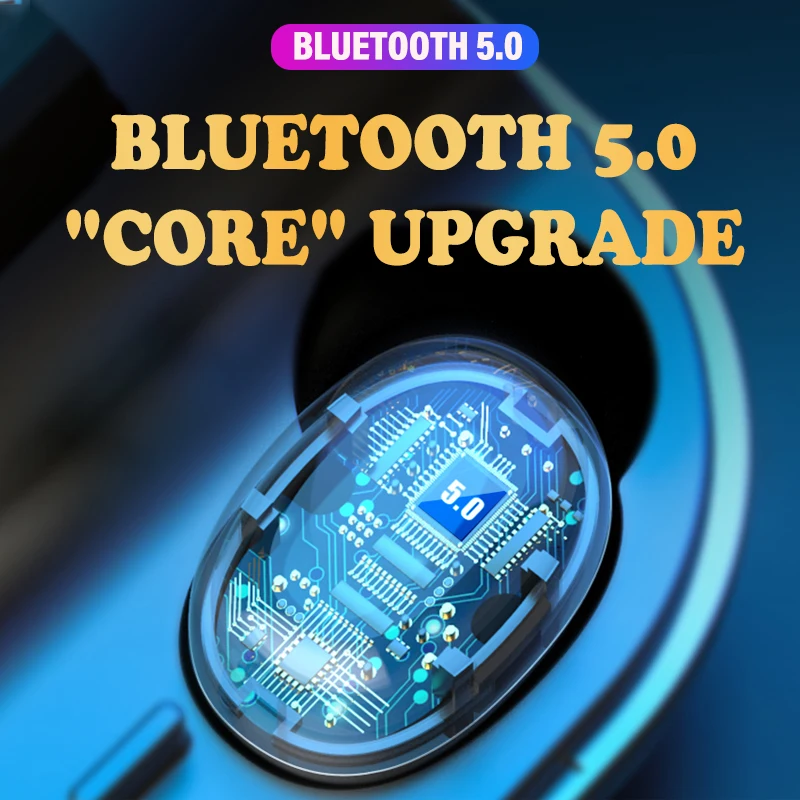 TWS Bluetooth 5.0 беспроводные наушники водонепроницаемые шумоподавляющие спортивные