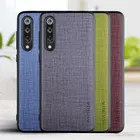 Чехол для Xiaomi Mi 9 Lite 9 SE, чехол funda, крестообразный узор из ТПУ + ПУ, материал 2 в 1