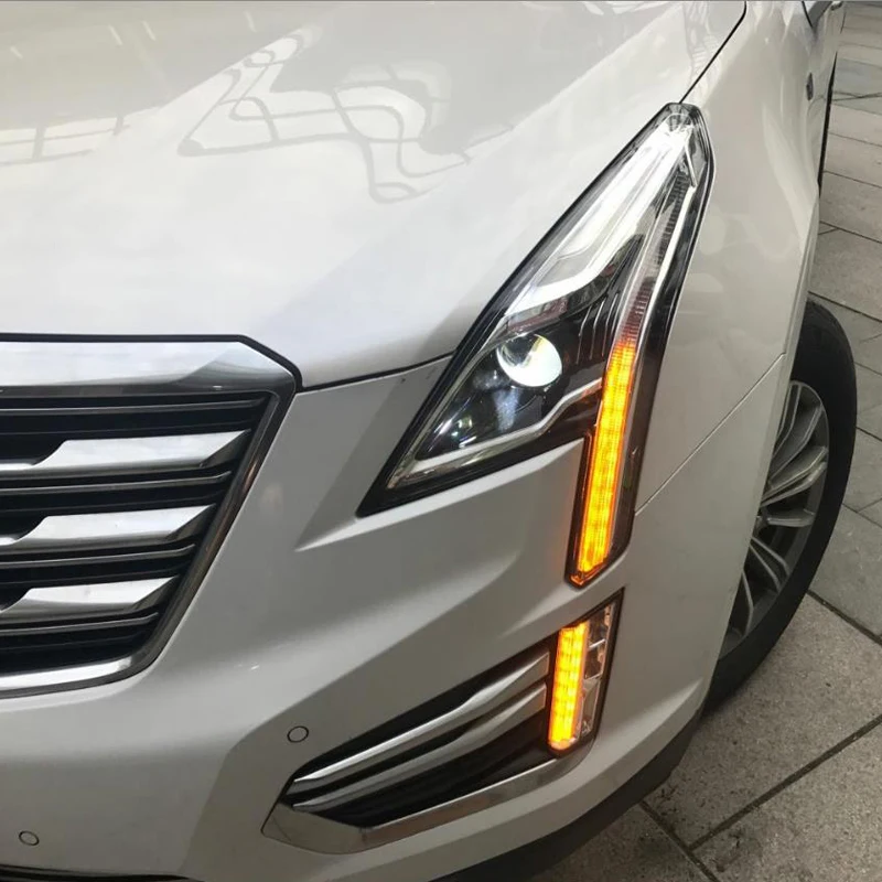 Автомобильные передние лампы для Cadillac XT5 2015-2018 фары DRL проектор | Автомобили и