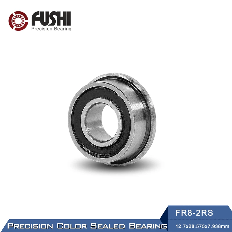 FR8-2RS подшипник 12 7x28 575x7 938 мм 10 шт. ABEC-1 миниатюрные фланцевые шаровые подшипники FR8RS