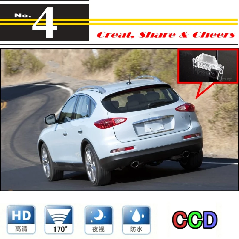Камера заднего вида LiisleeCar для Infiniti QX50 EX QX 50 высокое качество PAL / NTSC | CCD + RCA|camera