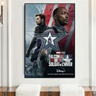 Постер для ТВ-сериала Marvel 2021 Сокол и зимний солдат, печать на холсте, картины на стену, офис, гостиная, домашний декор