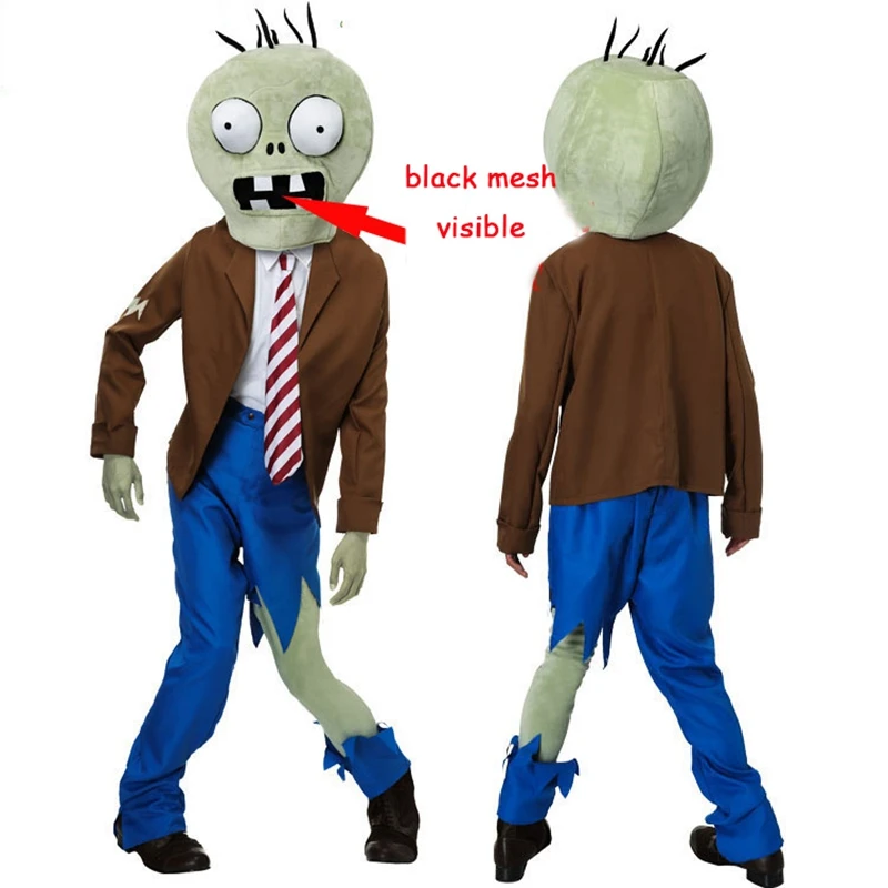 

Cartoon Plants VS Zombies Gargantuar Zombie Costume Halloween party cosplay for Adult Children Game Scary Cosplay with Headwear