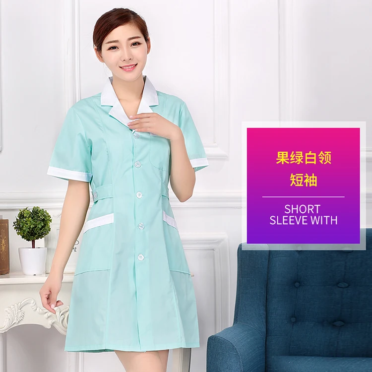 Униформа для медсестры Женская медицинская униформа одежда работы аптека белое