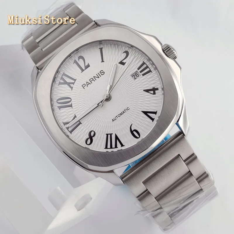 Мужские механические часы с сапфировым стеклом 40 мм | Наручные