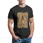 Египетская мифология, старинные боги, атум, Хорус, Осирис, футболки для мужчин, Amun Ra Orna, мужские футболки большого размера с рисунком папируса, хлопковые топы 2020