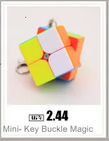 Qiyi мини брелок булочка куб 3x3x3 подвеска цепь брелок мини-Волшебный куб 3x3 маленькая Скорость Куб пазл игрушки для детей начинающих
