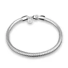 Браслет-цепочка женский из серебра 925 пробы, 3 мм, 1 шт.