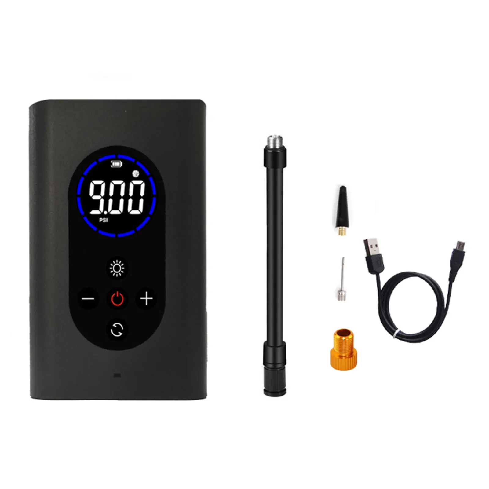 

Car Air Pump Cordless Portable Vehicle Tire Inflator Wireless Electric Air Pump For Auto Car Motorcycles Bicycles