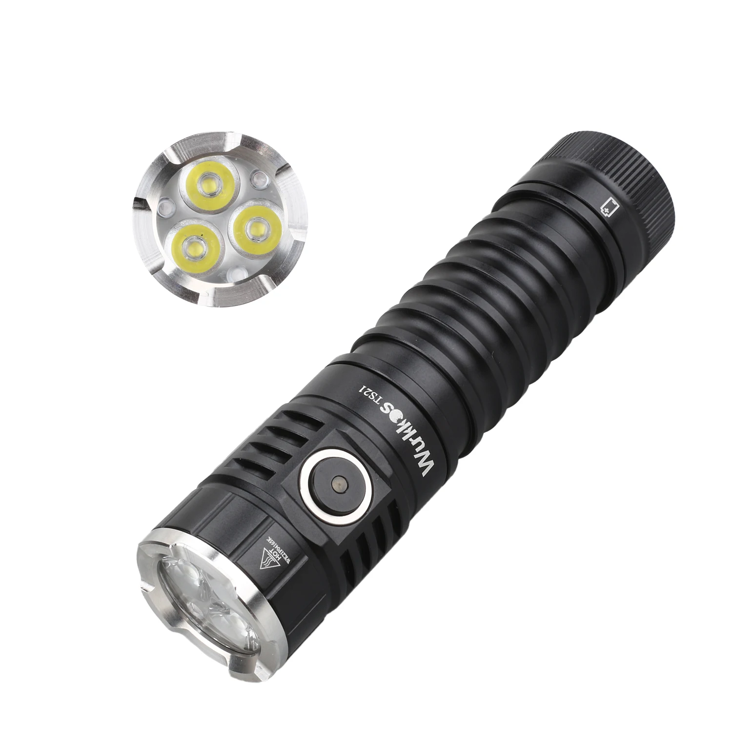 

Wurkkos TS21 USB C Rechargeable 21700 LED Flashlight 3*SST20 3500lm Anduril UI with Magnet Tail Stainless Steel Bezel