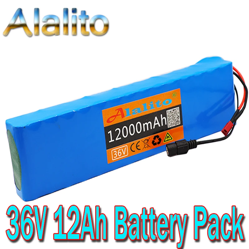 Alalito36V 12Ah 600 Вт 10S3P для LG MH1 литий ионный аккумулятор 20A BMS xiaomi mijia m365 pro ebike велосипед