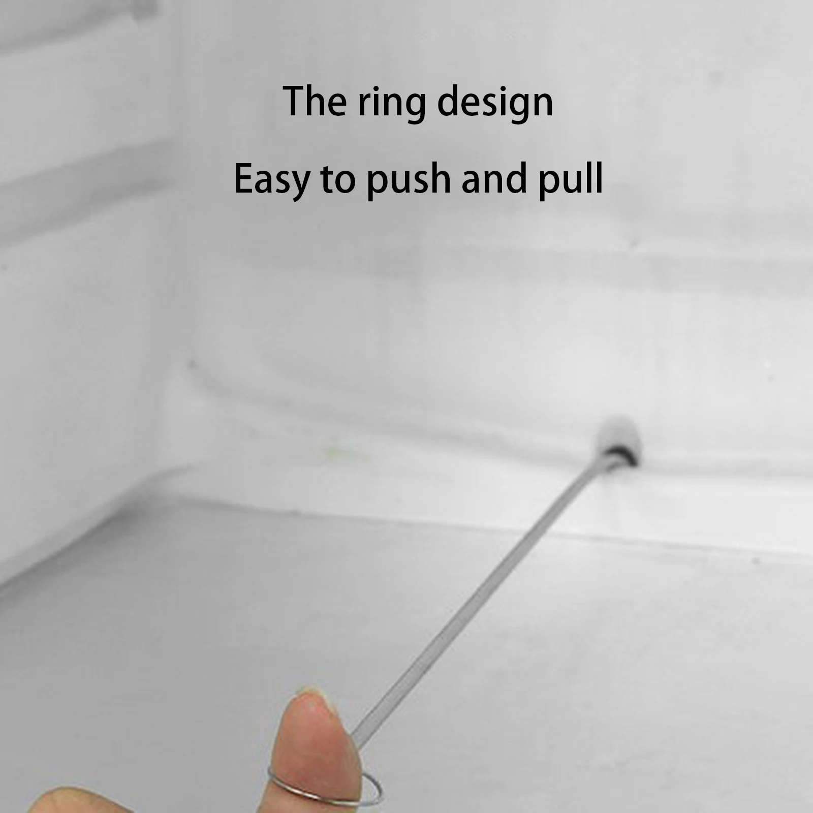 

Drain hole artifact water outlet pipe cleaning clogged cleaning brush tool can repeat the straw cleaner