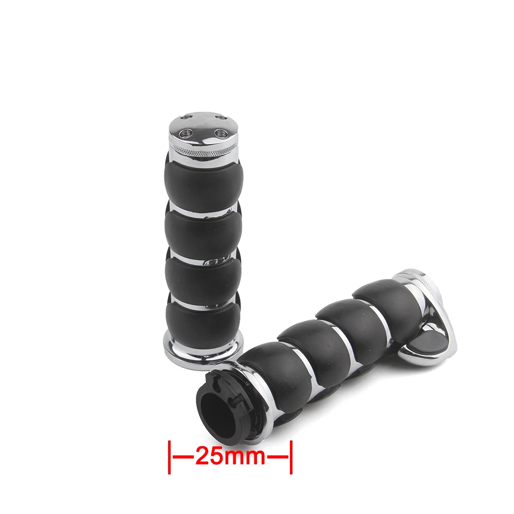 04-25mm Универсальный 25 мм " или 22 мм 7/8" руль мотоцикла Ручка Бар Конец рукоятки для Harley Davidson Honda Cruiser Chopper на заказ - Цвет: 04-25mm
