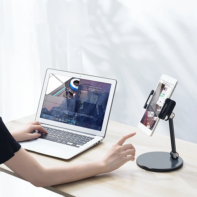 

Cell Phone Stand Fully Foldable Cell Phone Stand for Desk Angle & Height Adjustable Phone Holder