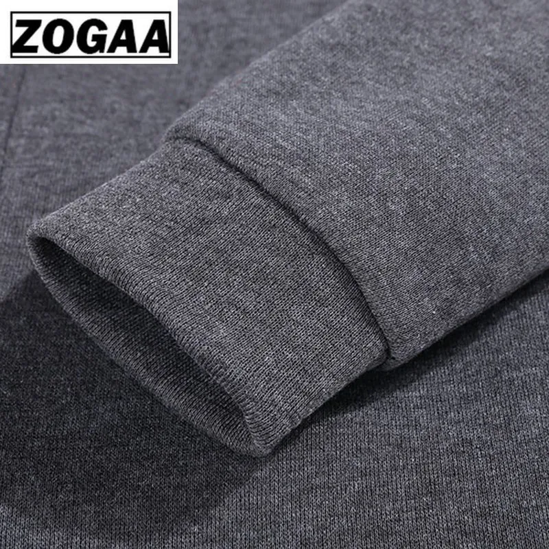 ZOGAA 2018 Женская модная новая куртка с капюшоном на молнии воротником толстовки