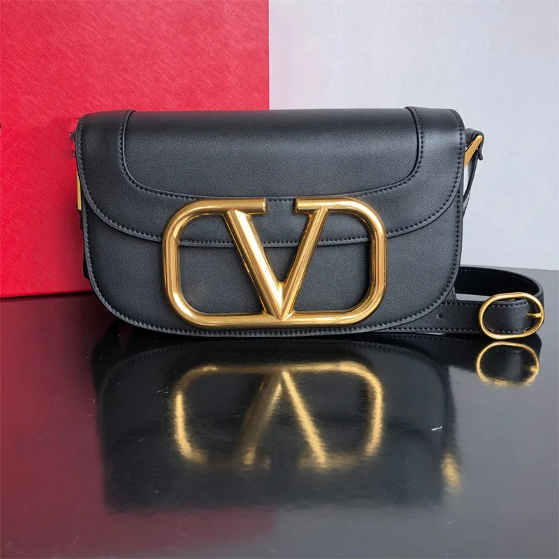 

2020 New luxury design box small square bag single shoulder diagonal wide shoulder belt cross grain leather big brand fashion wo