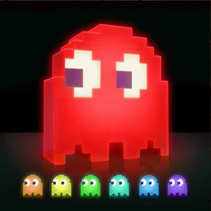 WENHSIN креативный мультфильм USB Pac man Игра тема цвет ночник светодиодный призрачная