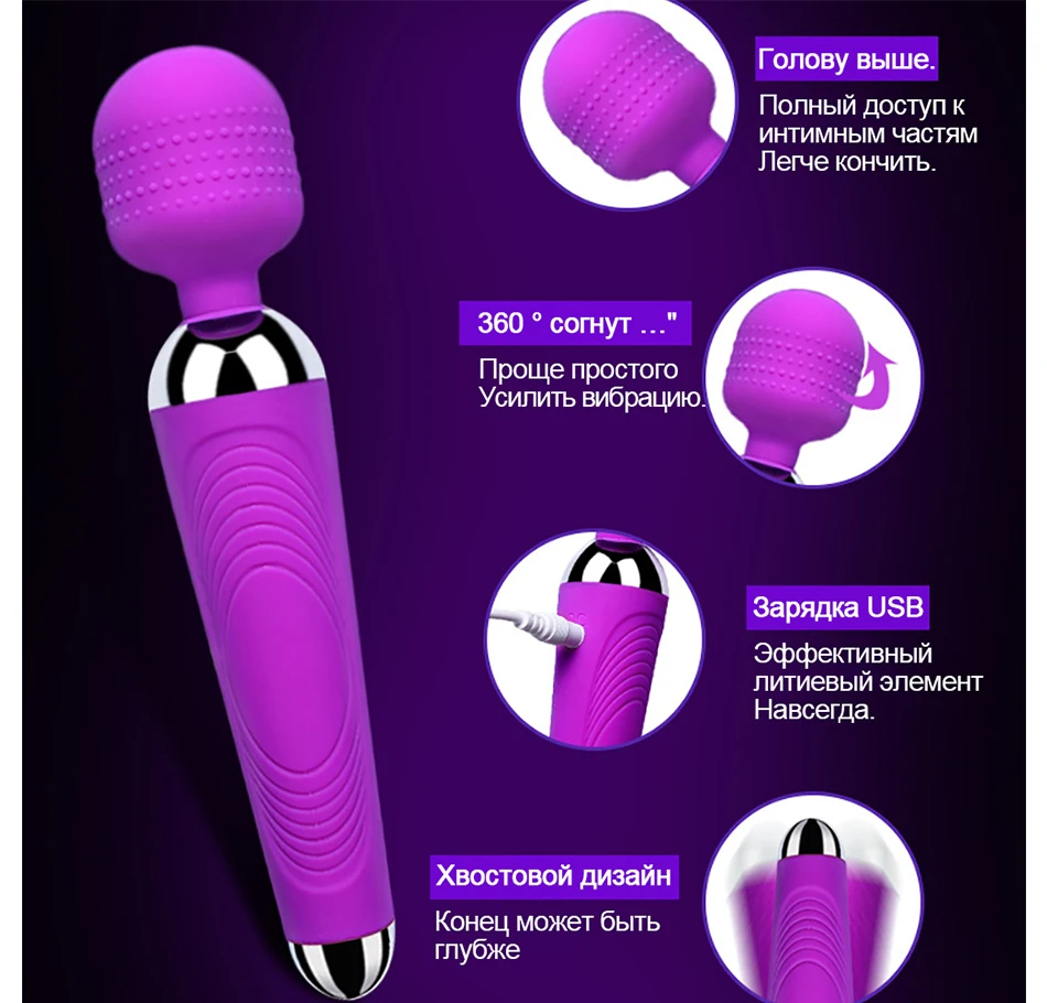 Мощный вибратор для анала и вагины интимные игрушки женщин стимулятор клитора